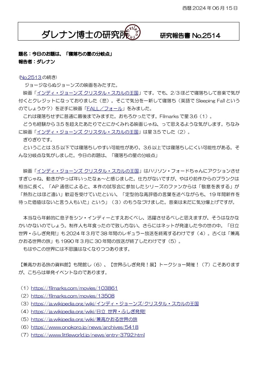 インディ・ジョーンズ/クリスタル・スカルの王国 dasRepNo2514
